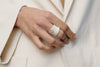 OLIO E ACETO Silver Agate Crack Wide Ring OA08F07 POEA3